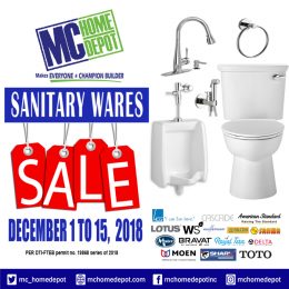 End of Year Sanitary Wares Sale