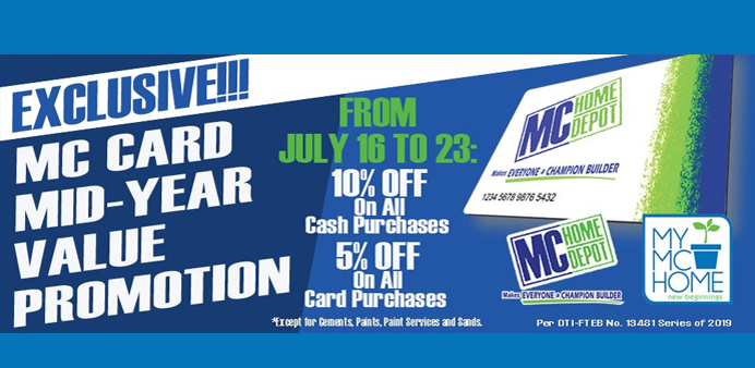 MC Home Mid-Year Value Promotion