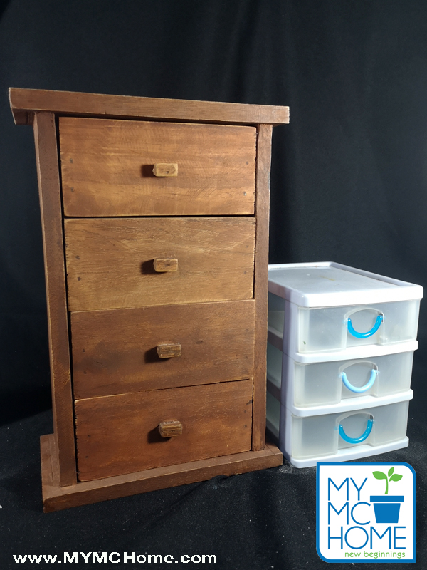 MY MC Home Mini-Wooden Aparadors Storage Cabinets