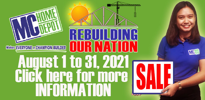 MC Home Depot Sale: Rebuilding our Nation – August