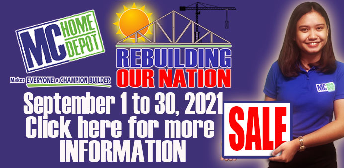 MC Home Depot Sale: Rebuilding our Nation – September
