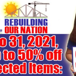 MC Home Depot Sale: Rebuilding our Nation – October