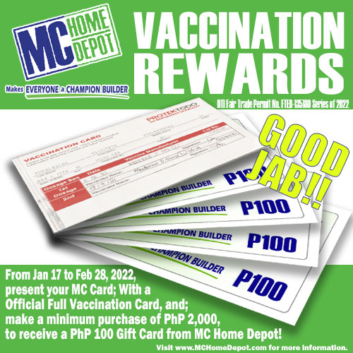 MC Home Depot Vaccination Rewards