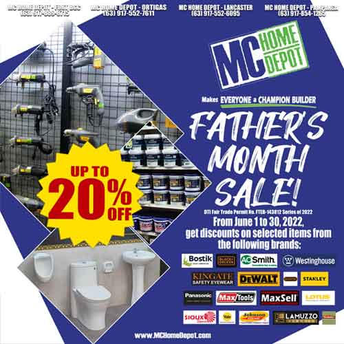 Father’s Month Sale! MC Home Depot