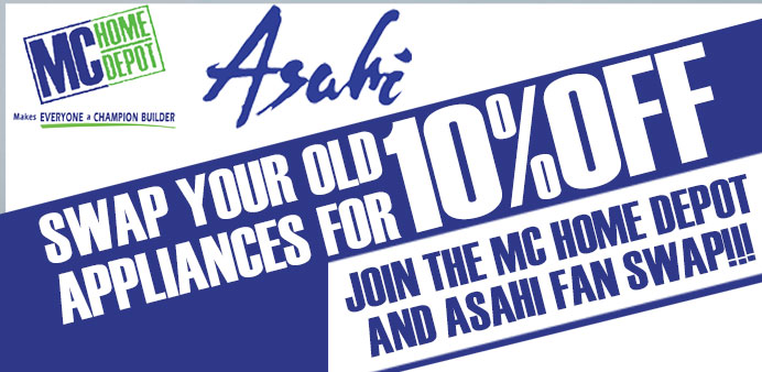 MC Home Depot and Asahi Fan Swap!
