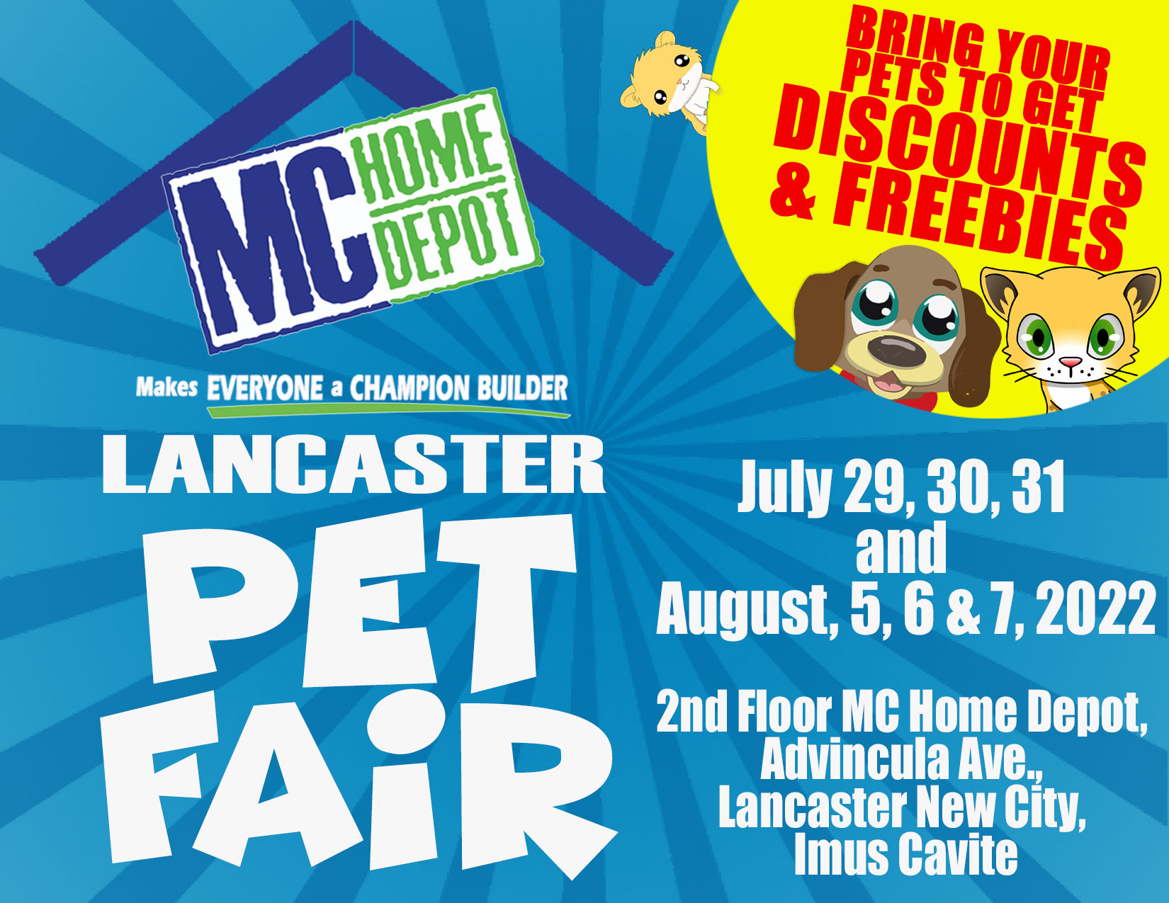 MC Home Depot Lancaster Pet Fair