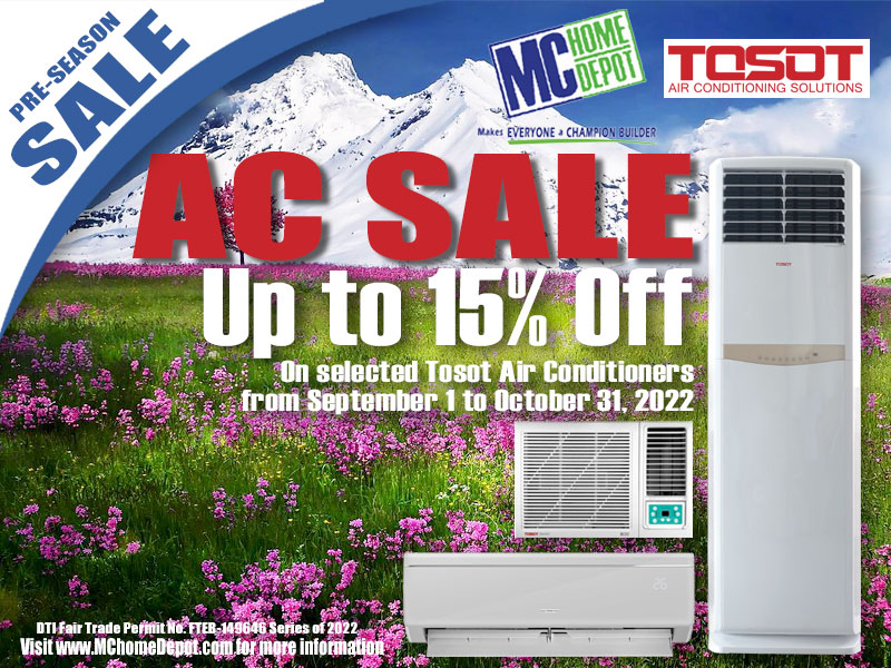 MC Home Depot TOSOT Air-conditioner Sale